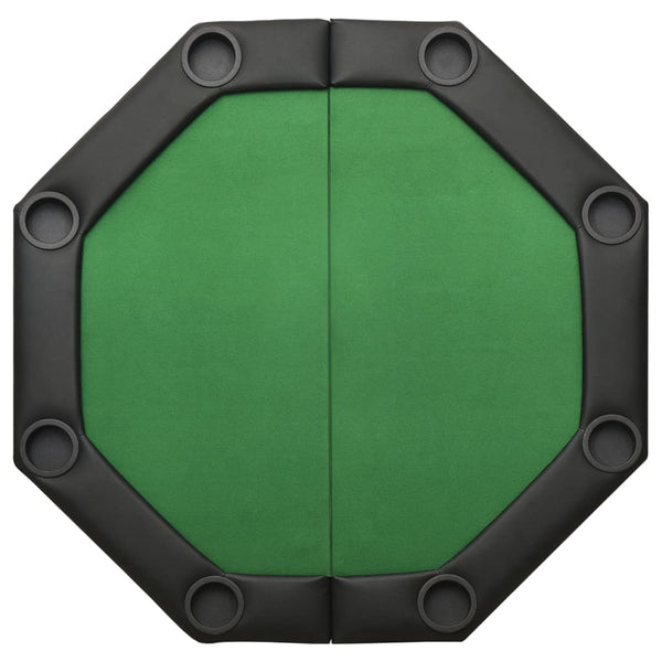 Vidaxl 8 Player Folding Poker Table Green 108X108x75 Cm Card Tables
