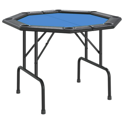 8 Player Folding Poker Table 108X108x75 Cm Card Tables