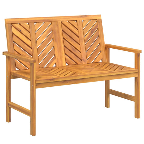 Garden Bench 109 Cm Solid Wood Acacia Patio Benches