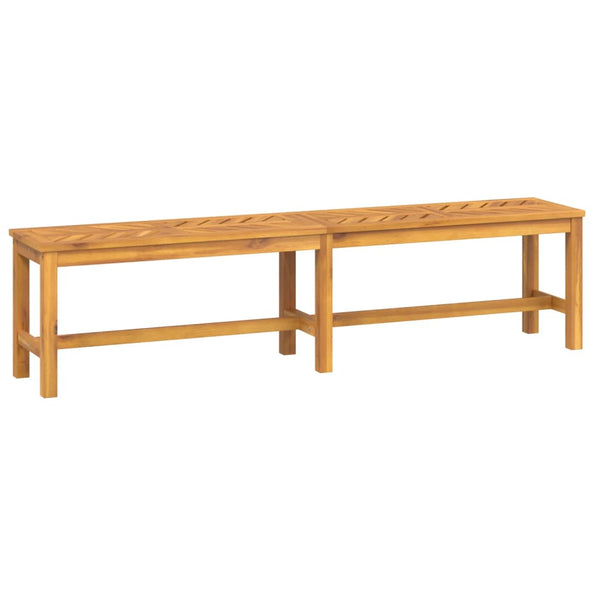 Garden Bench 180 Cm Solid Wood Acacia Patio Benches