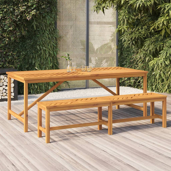 Garden Bench 180 Cm Solid Wood Acacia Patio Benches