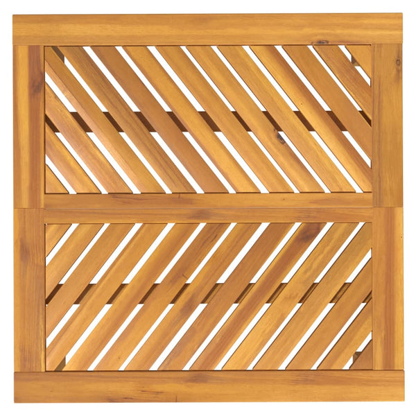 Garden Dining Table 90X90x74 Cm Solid Wood Acacia Patio & Garden Tables