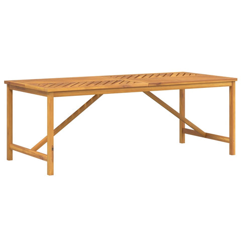 Garden Dining Table 200X90x74 Cm Solid Wood Acacia Patio & Garden Tables