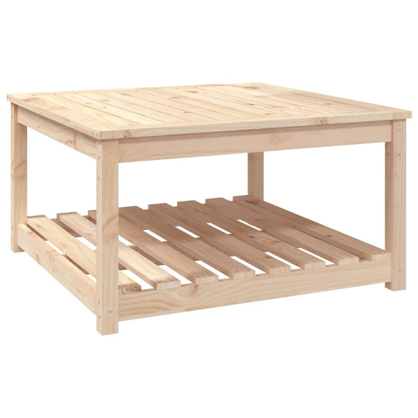 Garden Table 82.5X82.5X45 Cm Solid Wood Pine Patio & Garden Tables