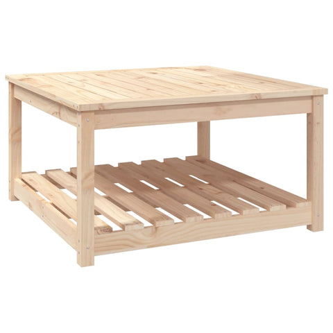 Garden Table 82.5X82.5X45 Cm Solid Wood Pine Patio & Garden Tables