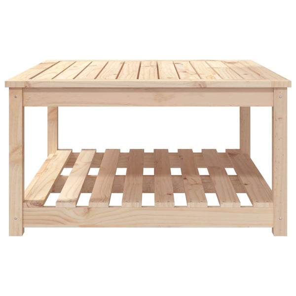 Garden Table 82.5X82.5X45 Cm Solid Wood Pine Patio & Garden Tables