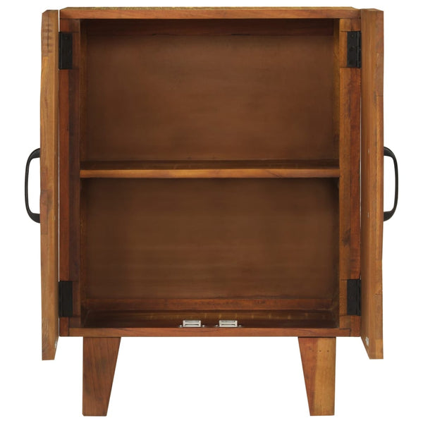 Hand Carved Sideboard 55X30x75 Cm Solid Wood Reclaimed Sideboards & Buffets