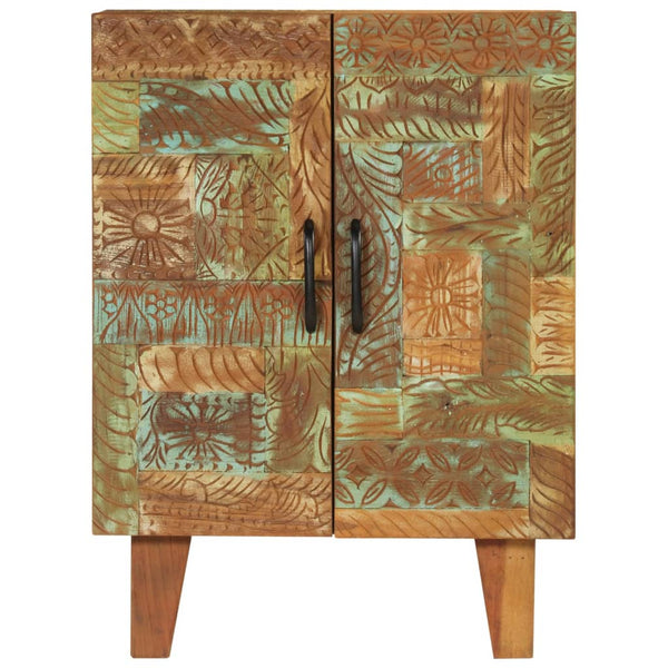 Hand Carved Sideboard 55X30x75 Cm Solid Wood Reclaimed Sideboards & Buffets