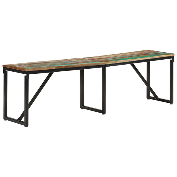 Bench 160X35x46 Cm Solid Wood Reclaimed Benches