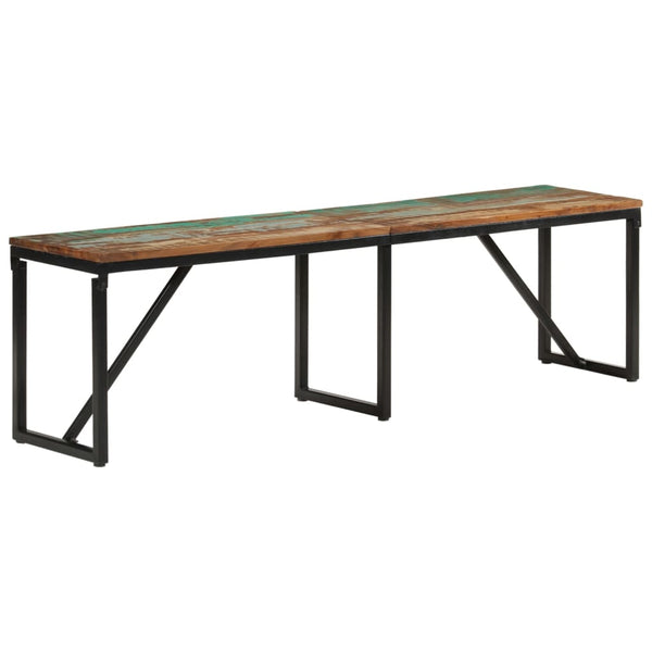 Bench 160X35x46 Cm Solid Wood Reclaimed Benches