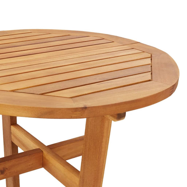 Garden Bar Table A60x105 Cm Solid Wood Acacia Patio & Garden Tables