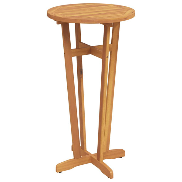 Solid Acacia Wood Garden Bar Table 60X105 Cm Bar Tables
