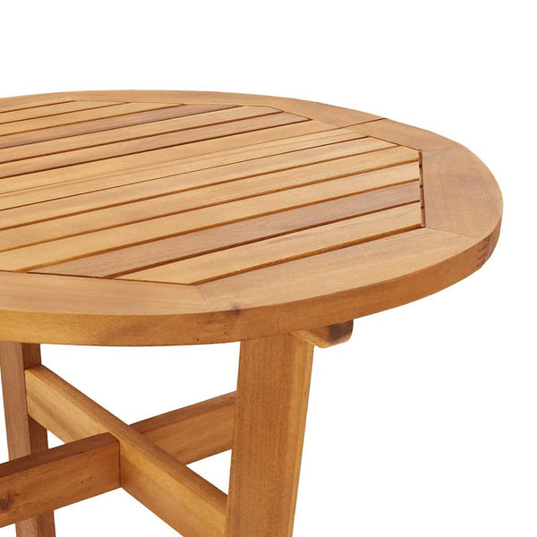 Solid Acacia Wood Garden Bar Table 60X105 Cm Bar Tables