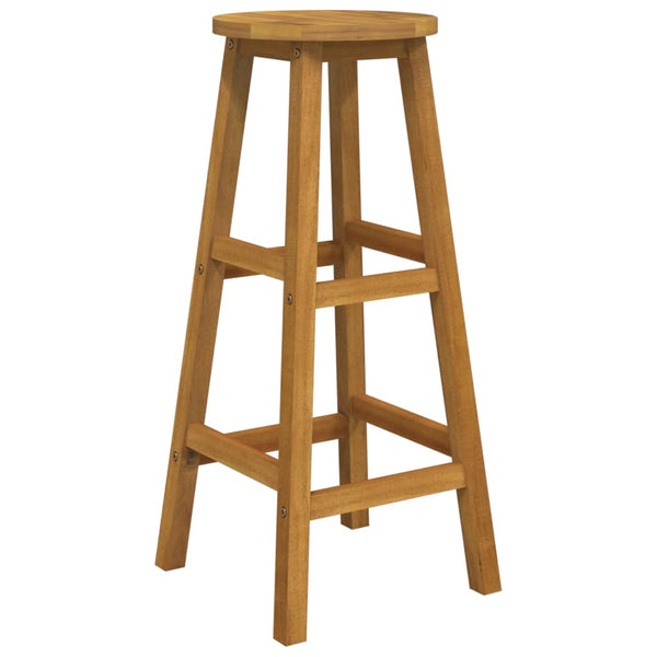 3 Piece Bar Set Solid Wood Acacia Patio Furniture Sets