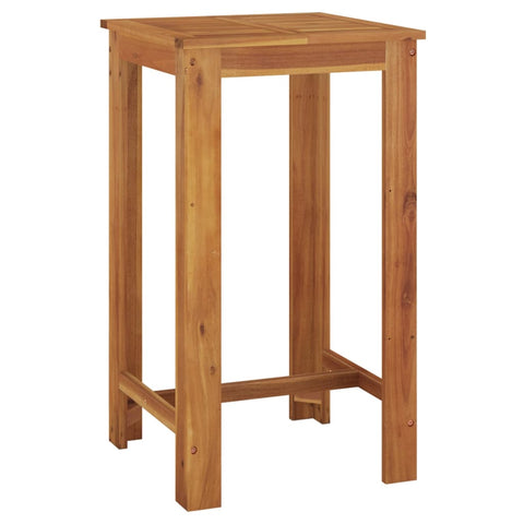 Garden Bar Table 60X60x105 Cm Solid Wood Acacia