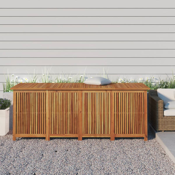 Garden Storage Box 200X80x75 Cm Solid Wood Acacia Storage Deck Boxes