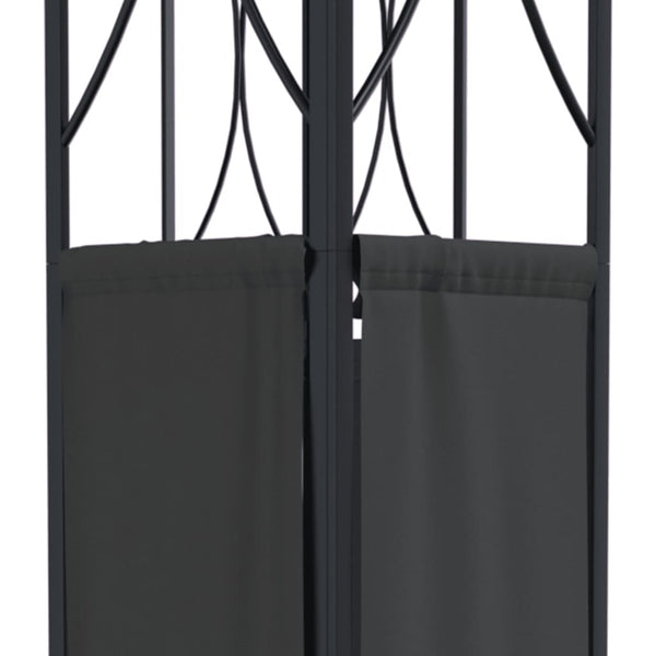 Gazebo With Roof Anthracite 300X300x270 Cm Steel Gazebos & Pergolas