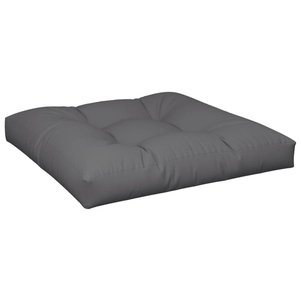 Vidaxl Pallet Cushion Anthracite 70X70x12 Cm Fabric Patio Furniture Cushions & Pads
