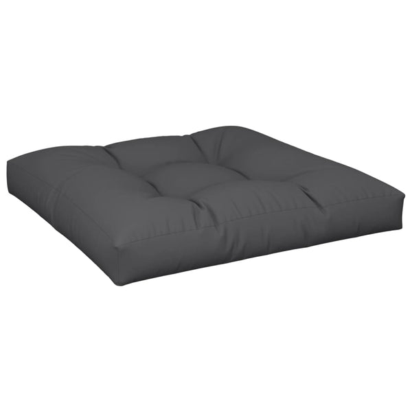 Pallet Cushion Black 70X70x12 Cm Fabric Patio Furniture Cushions & Pads
