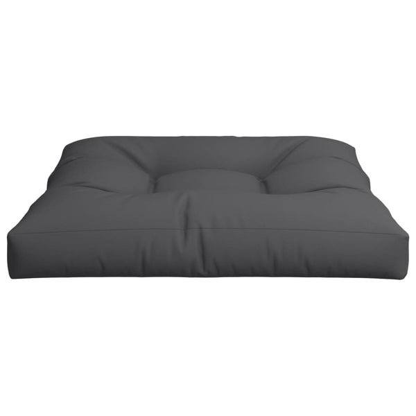 Pallet Cushion Black 70X70x12 Cm Fabric Patio Furniture Cushions & Pads