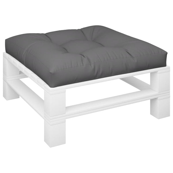 Pallet Cushion Grey 80X80x12 Cm Fabric Patio Furniture Cushions & Pads