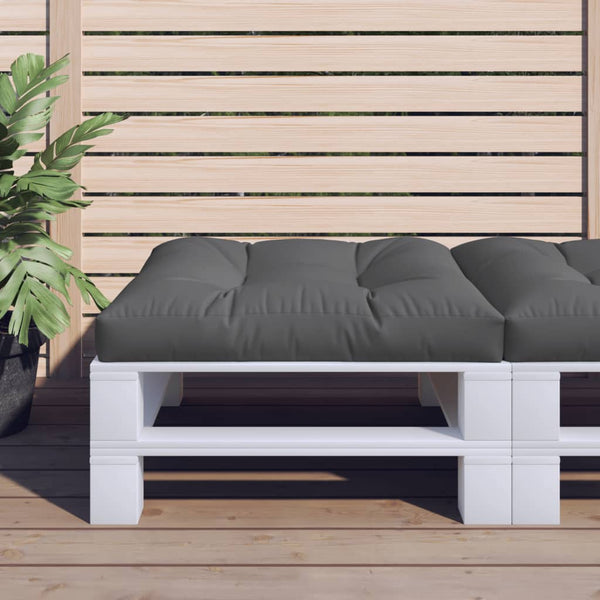 Pallet Cushion Grey 80X80x12 Cm Fabric Patio Furniture Cushions & Pads
