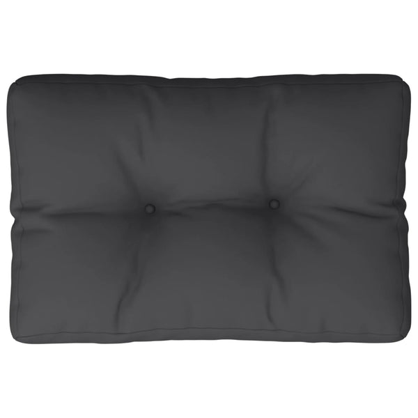 Vidaxl Pallet Cushion Black 60X40x12 Cm Fabric Patio Furniture Cushions & Pads