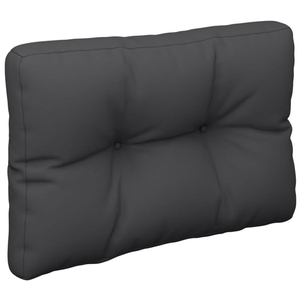 Vidaxl Pallet Cushion Black 60X40x12 Cm Fabric Patio Furniture Cushions & Pads