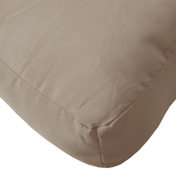 Pallet Cushions 2 Pcs Taupe Fabric Patio Furniture Cushions & Pads