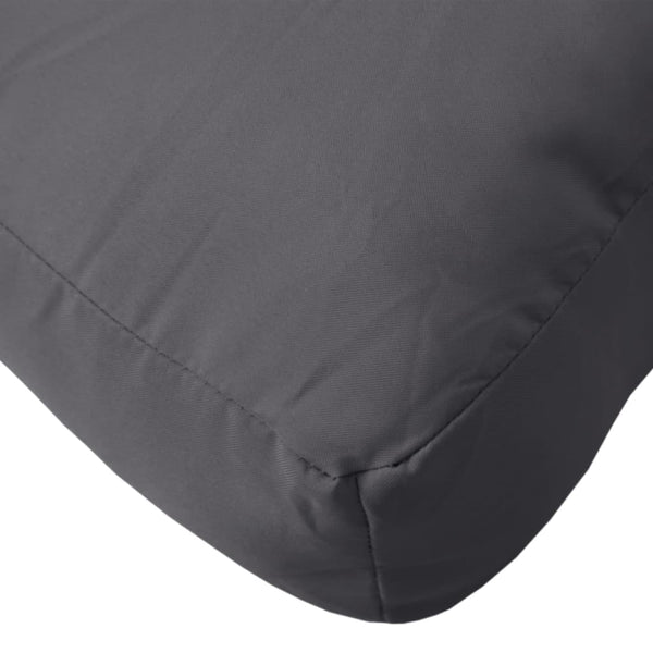 Pallet Cushions 2 Pcs Anthracite Fabric Patio Furniture Cushions & Pads