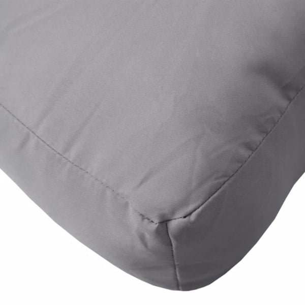 Pallet Cushions 2 Pcs Grey Fabric Patio Furniture Cushions & Pads