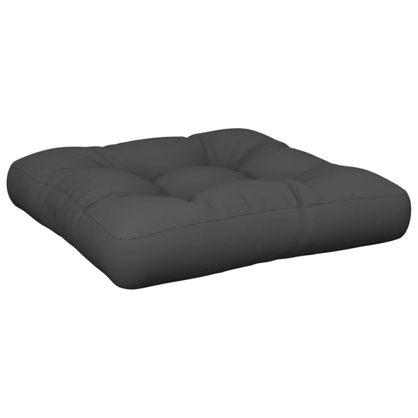 Pallet Cushions 2 Pcs Black Fabric Patio Furniture Cushions & Pads
