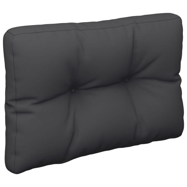 Pallet Cushions 2 Pcs Black Fabric Patio Furniture Cushions & Pads