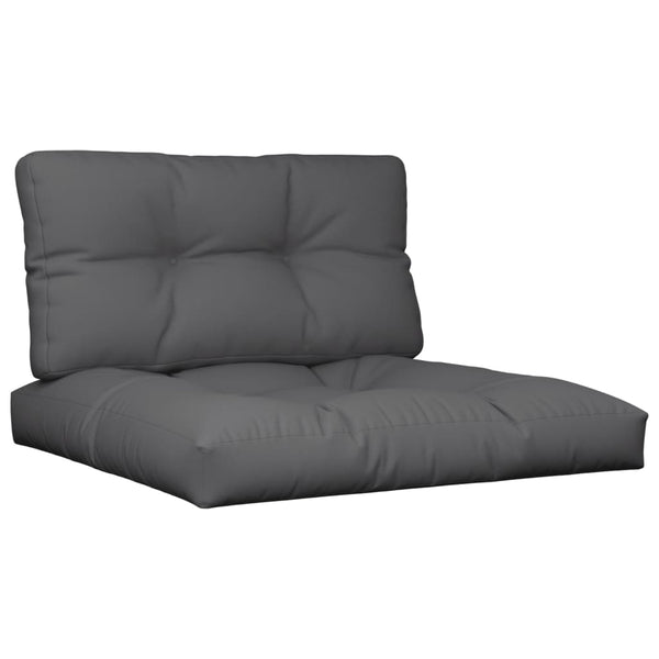 Vidaxl Pallet Cushions 2 Pcs Anthracite Fabric Patio Furniture Cushions & Pads