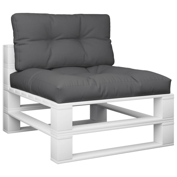 Vidaxl Pallet Cushions 2 Pcs Anthracite Fabric Patio Furniture Cushions & Pads