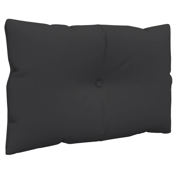 Vidaxl Pallet Cushions 2 Pcs Black Fabric Patio Furniture Cushions & Pads