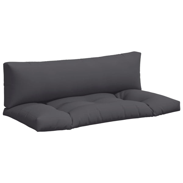 Pallet Cushions 2 Pcs Anthracite Fabric Patio Furniture Cushions & Pads