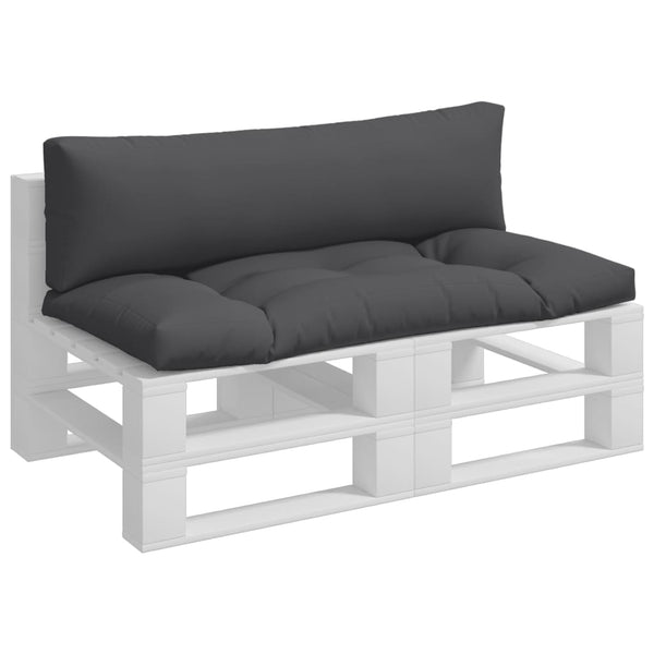 Pallet Cushions 2 Pcs Anthracite Fabric Patio Furniture Cushions & Pads