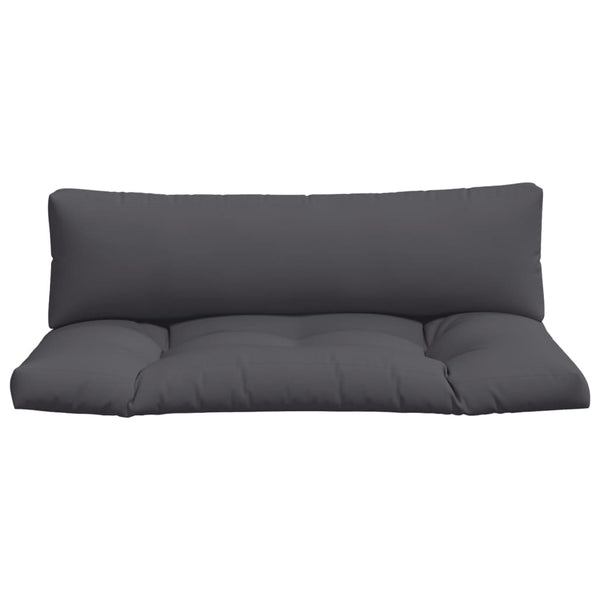 Pallet Cushions 2 Pcs Anthracite Fabric Patio Furniture Cushions & Pads
