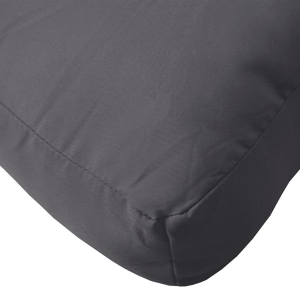Pallet Cushions 2 Pcs Anthracite Fabric Patio Furniture Cushions & Pads