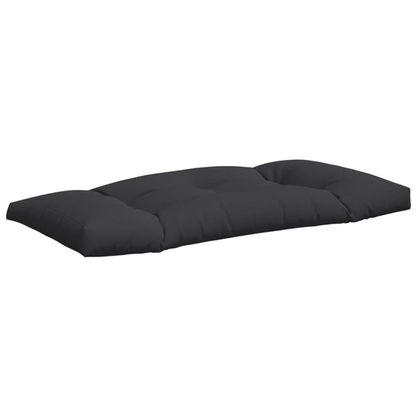 Pallet Cushions 2 Pcs Black Fabric Patio Furniture Cushions & Pads