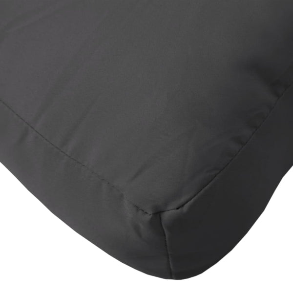 Pallet Cushions 2 Pcs Black Fabric Patio Furniture Cushions & Pads