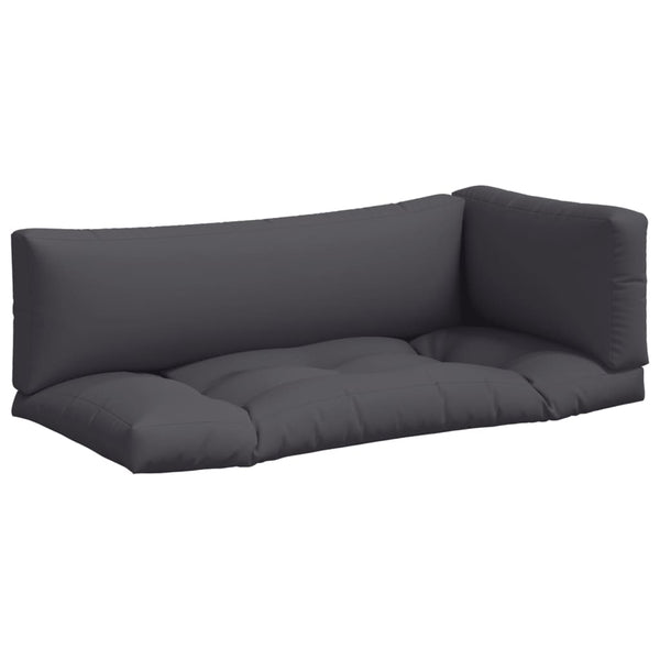 Pallet Cushions 3 Pcs Anthracite Fabric Patio Furniture Cushions & Pads