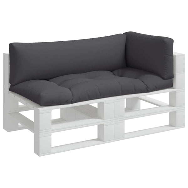 Pallet Cushions 3 Pcs Anthracite Fabric Patio Furniture Cushions & Pads