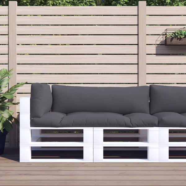 Pallet Cushions 3 Pcs Anthracite Fabric Patio Furniture Cushions & Pads