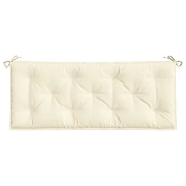 Vidaxl Garden Bench Cushion Cream 120X50x7 Cm Oxford Fabric Patio Furniture Cushions & Pads