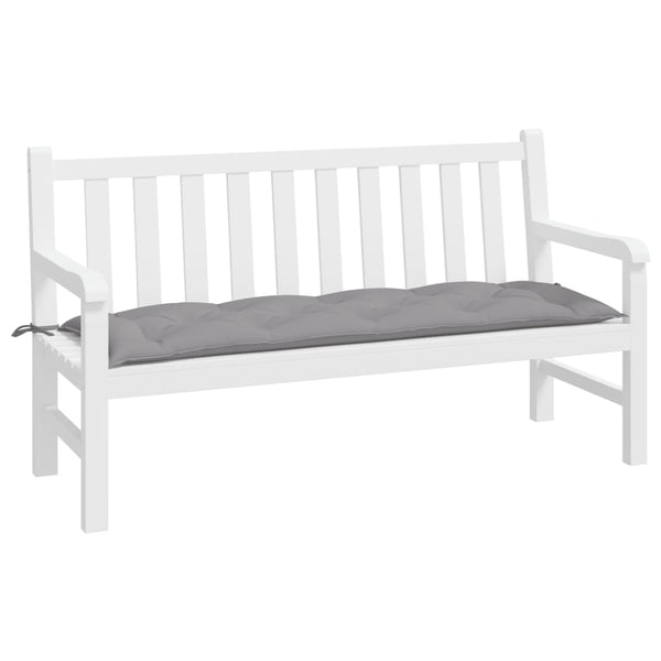 Vidaxl Garden Bench Cushion Grey 150X50x7 Cm Oxford Fabric Patio Benches