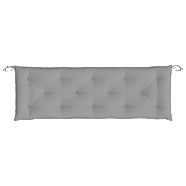 Vidaxl Garden Bench Cushion Grey 150X50x7 Cm Oxford Fabric Patio Benches