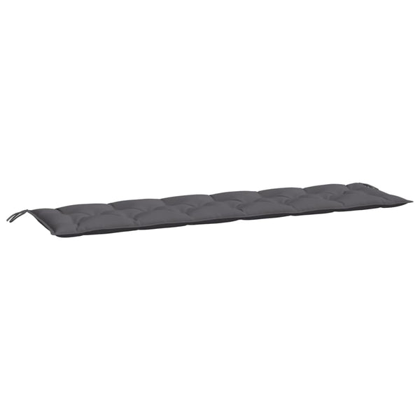 Vidaxl Garden Bench Cushion Anthracite 200X50x7 Cm Oxford Fabric Patio Benches