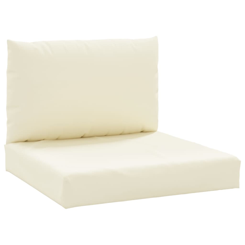 Pallet Cushions 2 Pcs Cream White Oxford Fabric Patio Furniture Cushions & Pads
